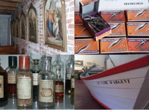 Objects from the collections: religious paintings, pharmacy bottles and dories