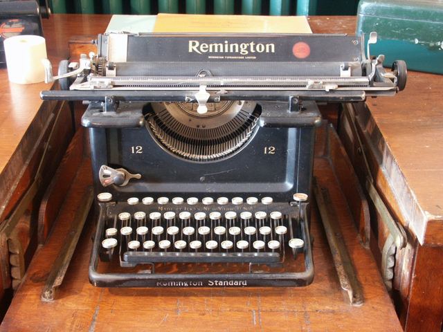 Remington typewriter