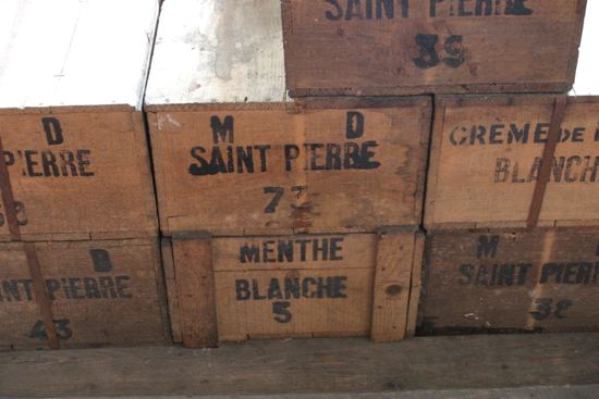 Crates of liquor