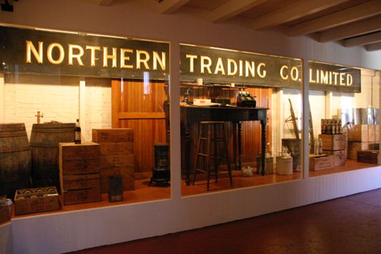The counter of the Northern Trading Co.