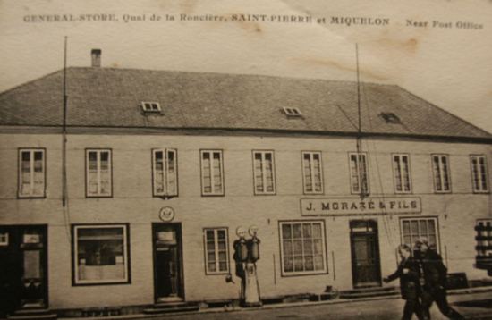 The J. Morazé & Fils store, quai de la Roncière