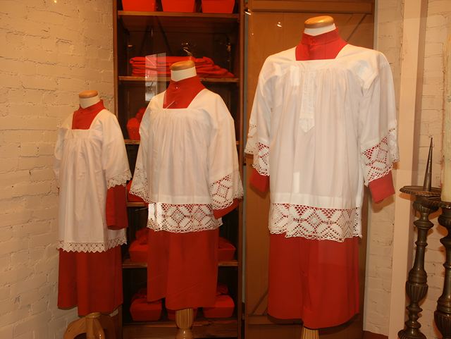 Altar boys’ vestments